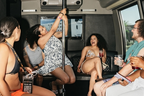 Las Vegas Strip: 3-stops poolpartycrawl met partybus