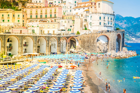 From Naples: Guided Tour of Sorrento, Positano, and Amalfi Amalfi Coast (without lunch)