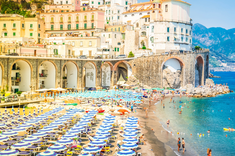 From Naples: Guided Tour of Sorrento, Positano, and Amalfi Amalfi Coast (without lunch)