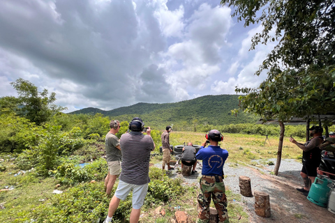 Phnom Penh Fire Range Cambodja, videodienst 30 USD extra