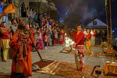 Katmandú: vuelo panorámico sobre el Everest y tour a Pashupatinath AaratiKatmandú: Vuelo panorámico sobre el Everest y tour a Pashupatinath Aarati