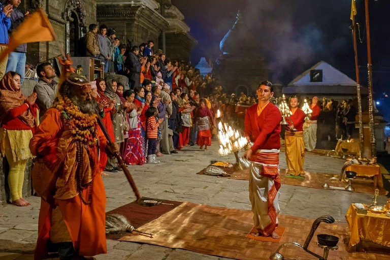 Katmandú: vuelo panorámico sobre el Everest y tour a Pashupatinath AaratiKatmandú: Vuelo panorámico sobre el Everest y tour a Pashupatinath Aarati