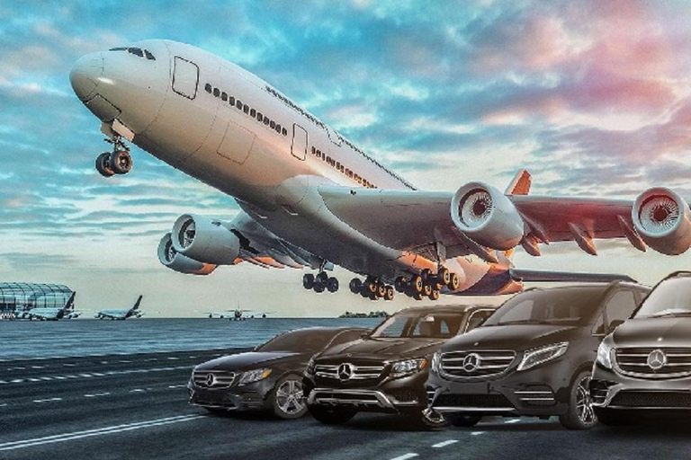 Bukarest flygtransfer med buss - Upp till 50 personer