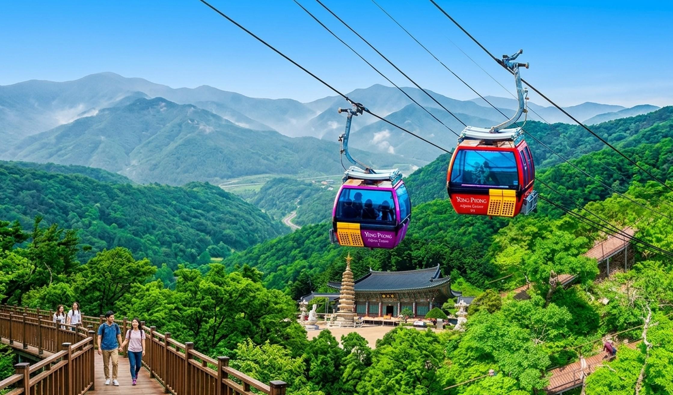 [Ab Seoul] Pyeongchang: Panorama-Seilbahn & Odaesan-Wald
