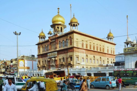 Delhi: Private Old Delhi Heritage Walk & Rickshaw Ride Tour Delhi: Private Tour with Car, Driver, Guide & Rickshaw Ride