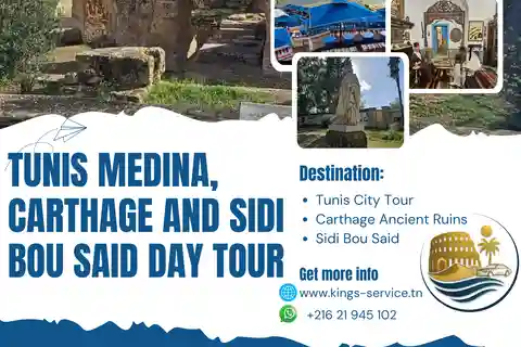 Visite privée VIP d'une journée à Carthage et Sidi Bou Said