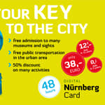 Norimberga: CityCard di 48 ore con trasporti pubblici gratuiti