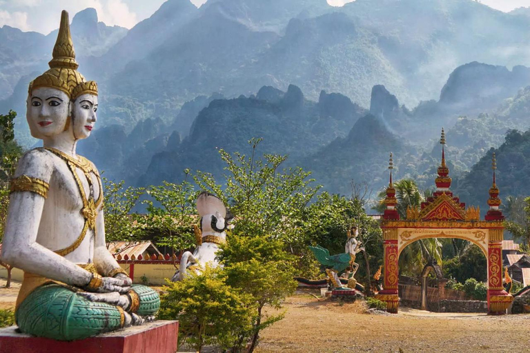 Vientiane: Excursão particular de 1 dia a Vang Vieng