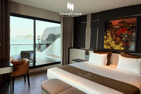 Hanoi: 2-Day Ha Long, Lan Ha 5-Star Cruise w/ Balcony Cabin Bay Light Suite with private balcony and bathtub (1st floor)