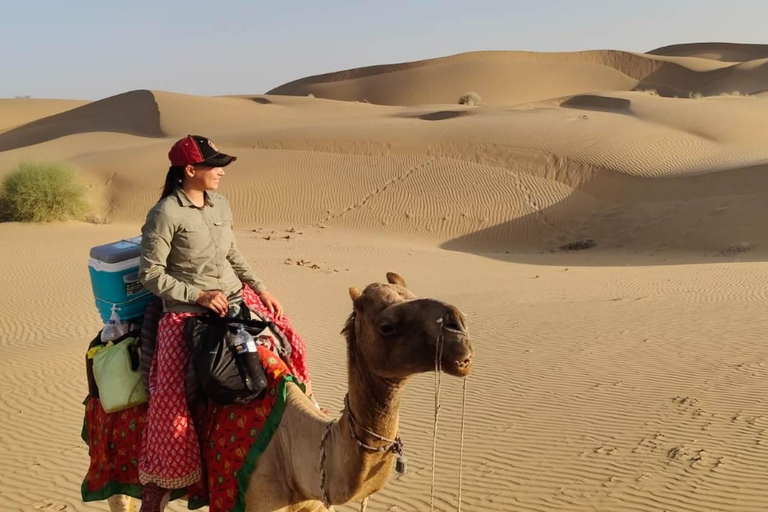 From Jodhpur: 2 Day Jaisalmer tour with Nomadic Camel Safari Tour by Car & Driver with Non Touristic Camel Safari