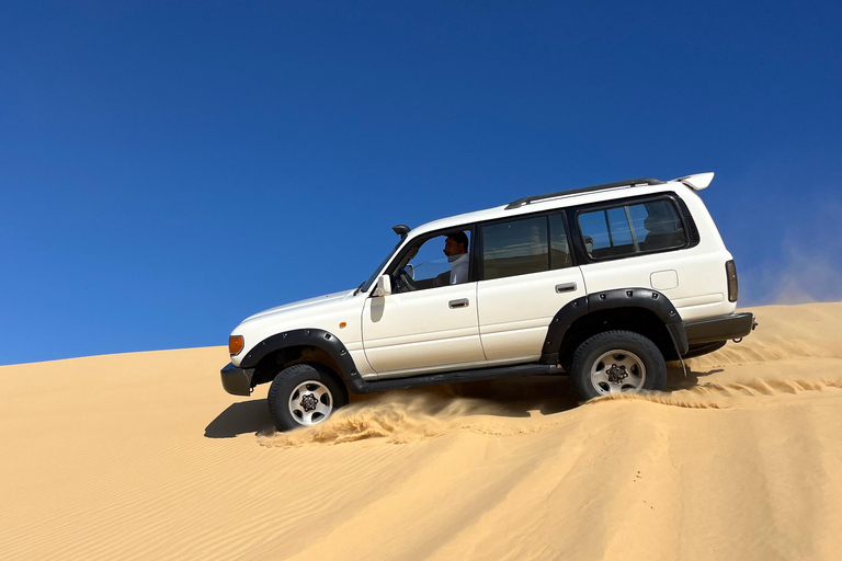 From Cairo: 4x4 Desert Safari, Sandsurf, and Camel Ride Private Tour with Lunch