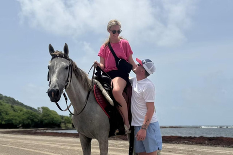 St. Lucia: Private Romance & Rose Horseback Experience