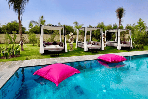 From Marrakesh: Pool Day Pass in Atlas Mountains with Lunch Refreshing Pool Escape: Enjoy Lunch and Easy Pickup