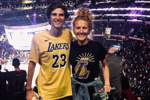 Los Angeles: Los Angeles Lakers Basketball Game Ticket Lower Sideline