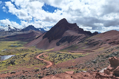 Från Cusco: Färgernas berg och den röda dalen på ATVfrån cusco:Red valley + vinikunka mountain/double seat atv/