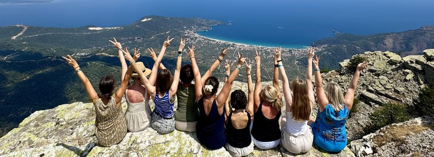 Safári 4x4 na montanha de Tasos com piquenique de frutas e vinho