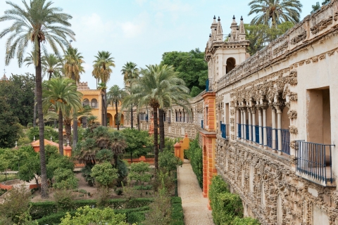 Sevilla: tour guiado sin colas al Alcázar con ticketsTour en grupo en francés