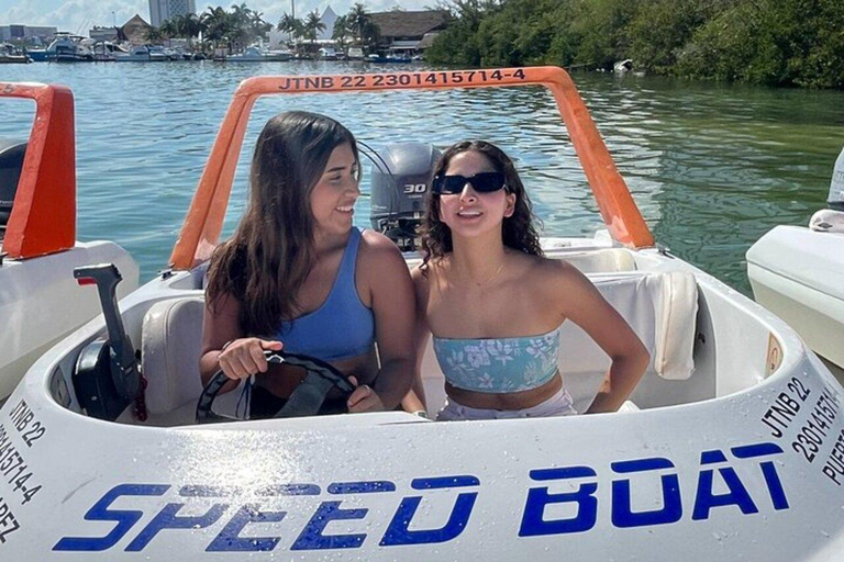 Cancun: Jungle Tour with Speedboat Ride and SnorkelingDouble