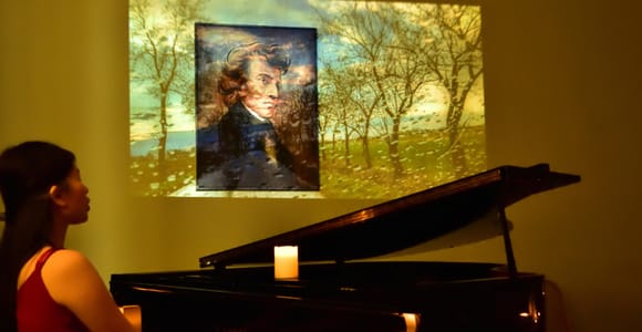 Warschauer Konzert: Chopin – Gemalt bei Kerzenschein mit Wein