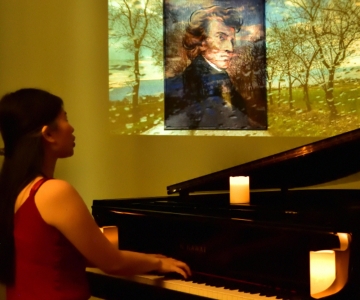 Concierto de Varsovia: Chopin - Pintado a la luz de las velas con vino