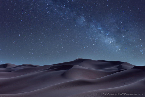 Safari nocturno por el desierto de Doha Observación de las estrellas y paseo en camello