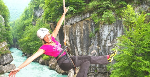 Salzach Gorge Adventure – Mega Flying Fox & Cave Tour
