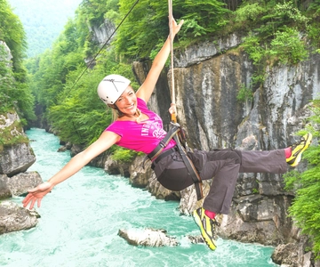 Gola avventurosa di Salzachklamm - Mega Flying Fox e tour delle grotte