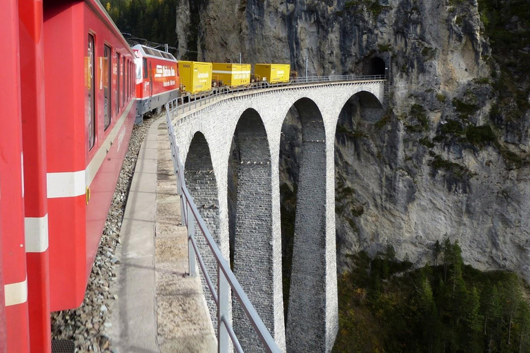 UNESCO Rhaetian Railway: Viaduct, Train Museum, St. Moritz Group of 8 Excluding Train Tickets