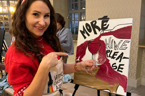 Christmas painting and mulled wine in Warsaw!