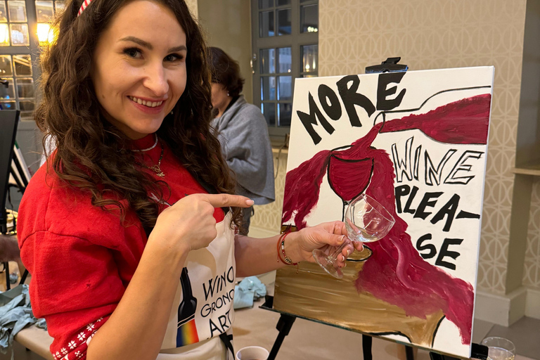 Christmas painting and mulled wine in Warsaw!