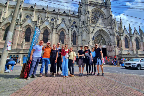 Quito cały dzień: Kolejka linowa + środek świata + Stare Miasto