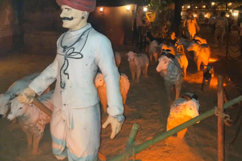 Jaipur: Chokhi Dhani village tour with Rajasthani dinner