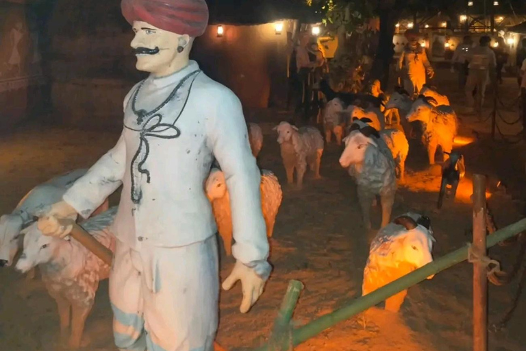 Jaipur: Chokhi Dhani village tour with Rajasthani dinner
