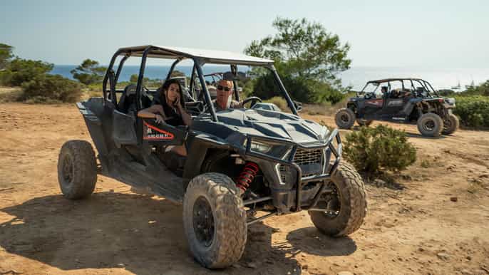 Ibiza: Excursión guiada en Buggy con paradas en la playa