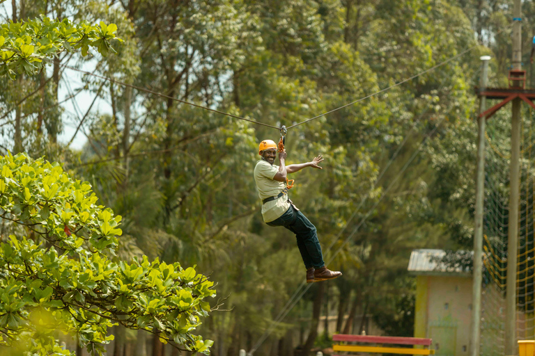 Oeganda : Zipline Avontuur met hindernisbaan