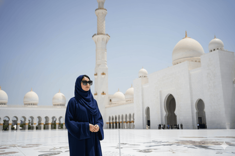 Abu Dhabi Elite Day-trip: Sheikh Zayed Mosque & Royal Palace Small Group Mercedes Sprinter in German