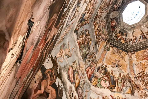 Florence : col de la cathédrale avec dôme, baptistère et crypte