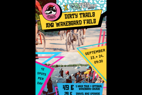 Berlin: Bike Tour into the nature with Wakeboard option Berlin: Guided Gravel Bike Tour with Wakeboard Session