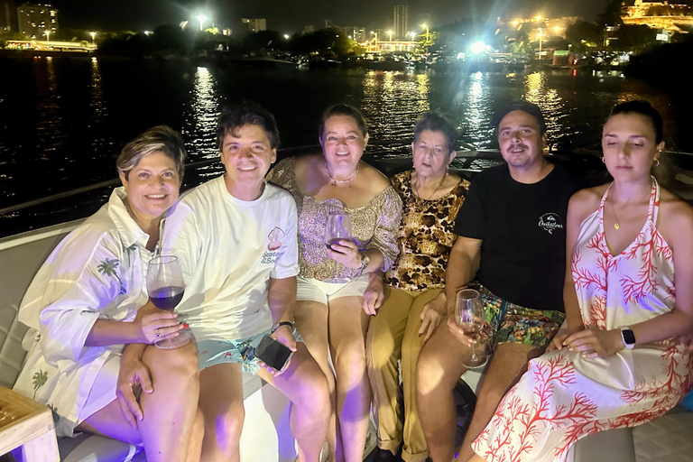 Cartagena: Private Sunset and Night Boat Tour