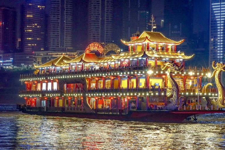 Chongqing Two Rivers avondtour + WFC-gebouw + Ciqikou-tourAvondtour langs de twee rivieren van Chongqing + WFC-gebouw + Ciqikou-tour