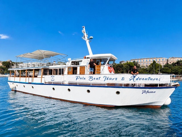 Pula: Rovinj & Brijuni Cruise with Red Island Swim & Lunch