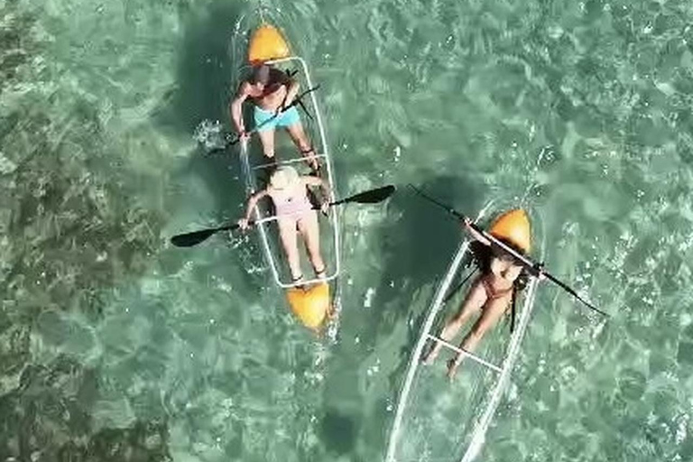 Can Picafort: Transparent Kayak Rental Adventure