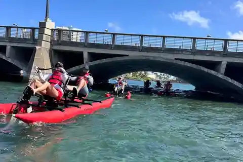 San Juan: Condado Lagoon Chiliboats Waterbike Adventure Tour