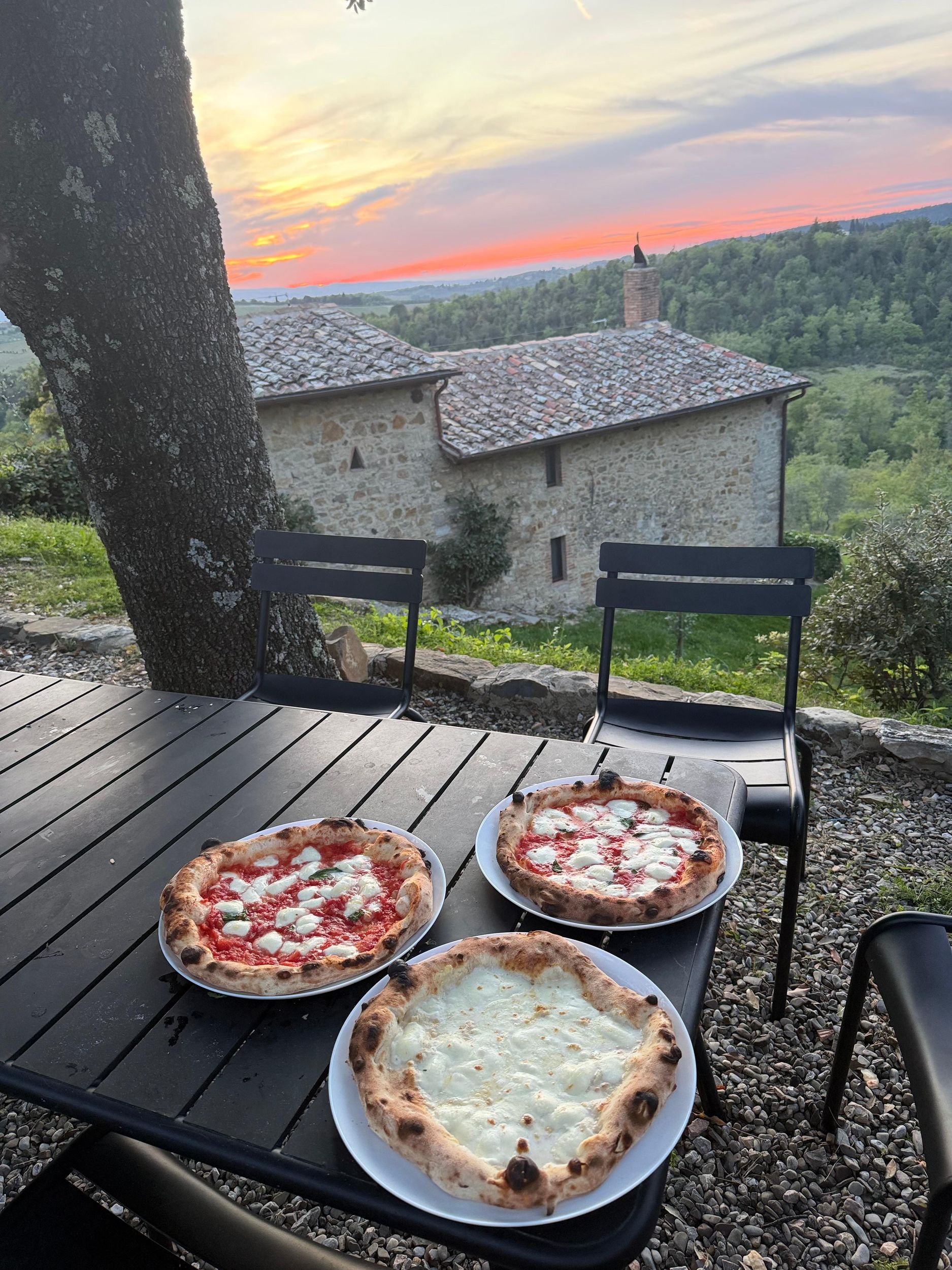 Castellina in Chianti: Pizzakurs mit Wein