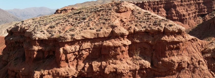 Canyons Konorchek et Kok-Moinok près de la gorge de Boom