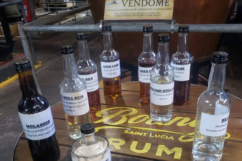 Visite privée et dégustation de rhum à Sainte-Lucie