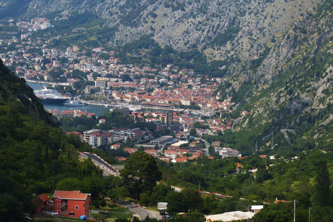 Experiência de transferência do teleférico de Kotor