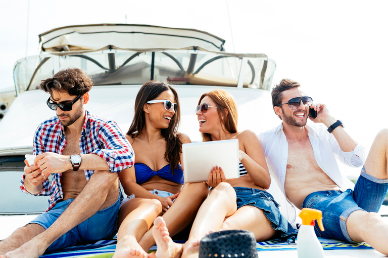 Stadt Side: Halbtägige private Yachttour mit Essen und Getränken