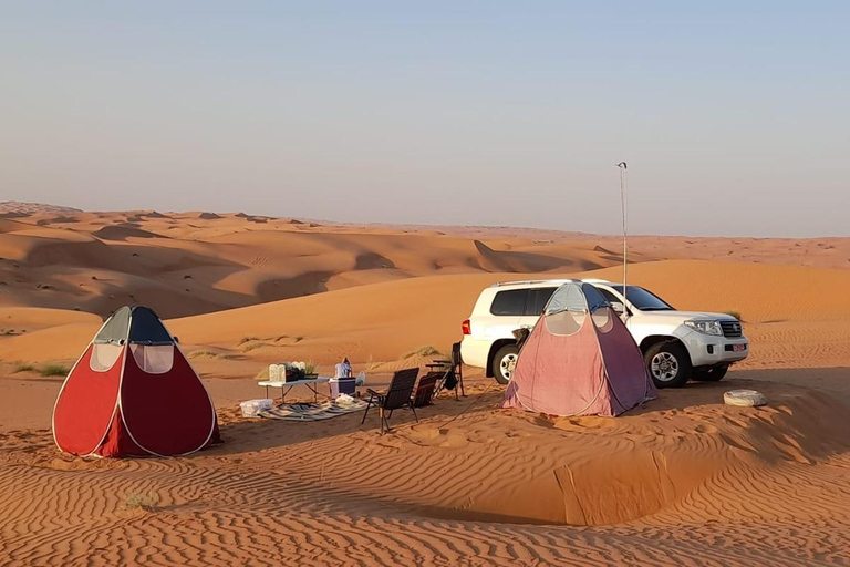 Muscat: Desert Overnight Camping, Wadi & Ibra Village & Souk