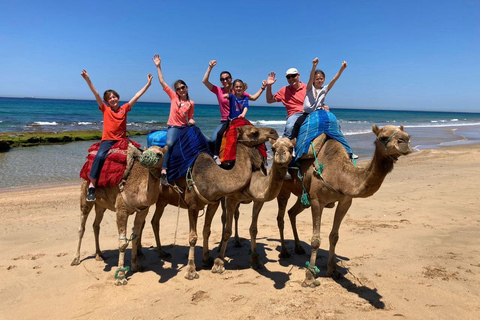 Sunset with Camel ride in Tangier ends with walking tour